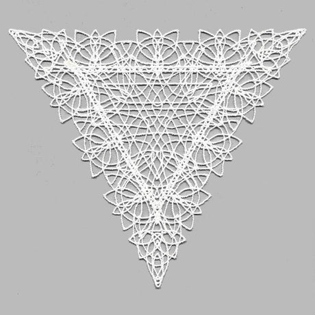 Fancy Lace Decor - Isosceles Triangle (Battenburg Lace)