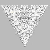 Fancy Lace Decor - Isosceles Triangle (Battenburg Lace)