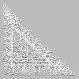 Fancy Lace Decor - Corner (Battenburg Lace)