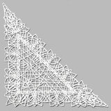 Fancy Lace Decor - Corner (Battenburg Lace)