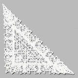 Fancy Lace Decor - Corner (Battenburg Lace)