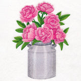 Milk Can Peony Bouquet