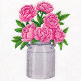 Milk Can Peony Bouquet