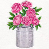 Milk Can Peony Bouquet