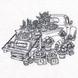 Farmers Market Retro Truck (Vintage)