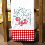 Retro Gingham Fruit - Cherries