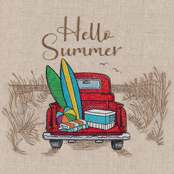 Hello Summer Retro Truck Medley