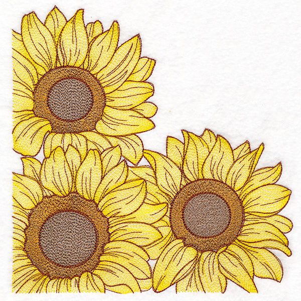 Glorious Sunflower Corner