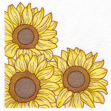 Glorious Sunflower Corner