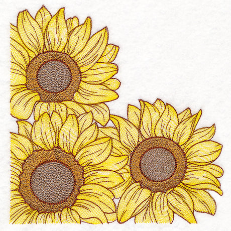 Glorious Sunflower Corner