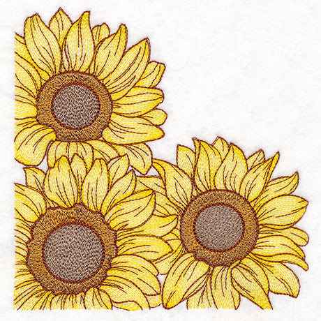 Glorious Sunflower Corner