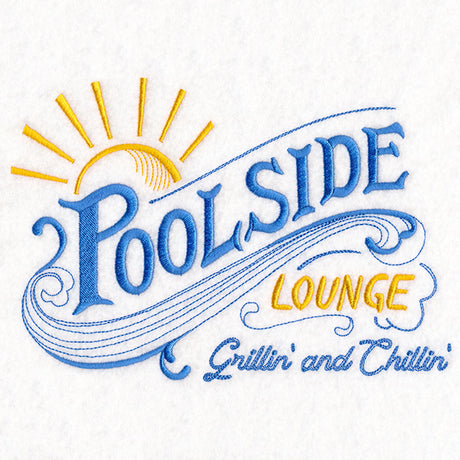 Poolside Lounge Market Sign