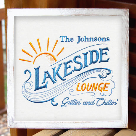 Lakeside Lounge Market Sign