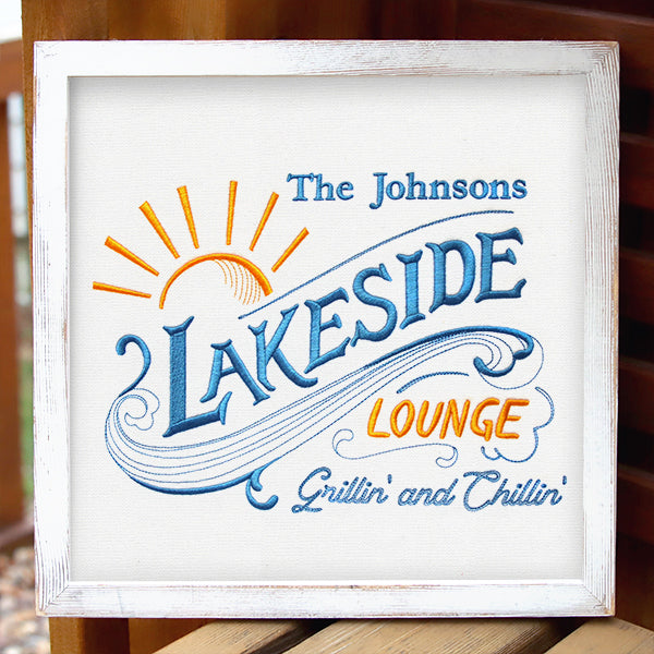 Lakeside Lounge Market Sign