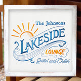 Lakeside Lounge Market Sign