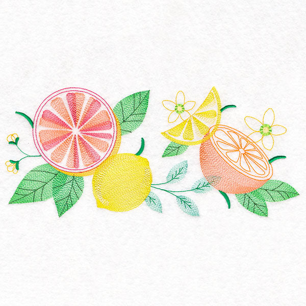 Citrus Splash Border