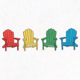 Sizzling Summer Border – Adirondack Chairs