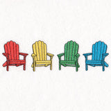 Sizzling Summer Border – Adirondack Chairs