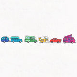 Sizzling Summer Border - Vintage Cars