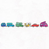 Sizzling Summer Border - Vintage Cars