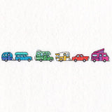 Sizzling Summer Border - Vintage Cars