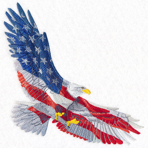 Old Glory Bald Eagle