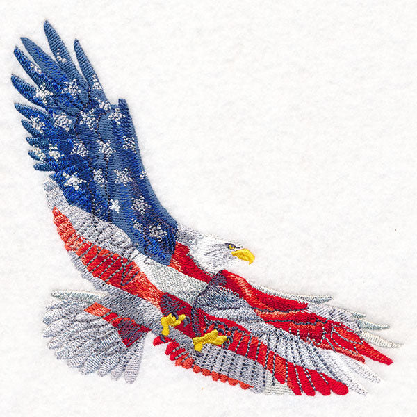 Old Glory Bald Eagle