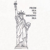 From Sea to Shining Sea Statue of Liberty Etching