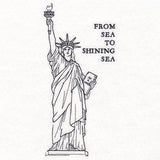 From Sea to Shining Sea Statue of Liberty Etching
