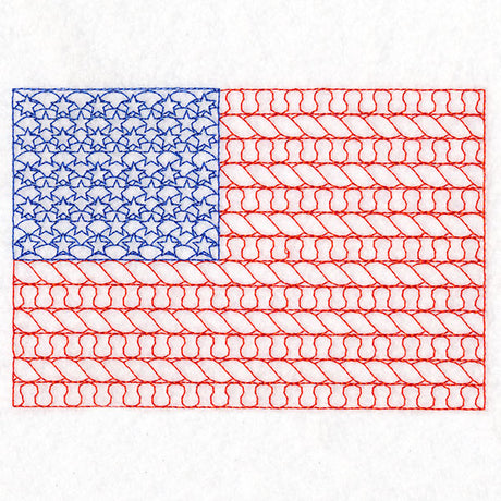 United States Flag (Double Run)