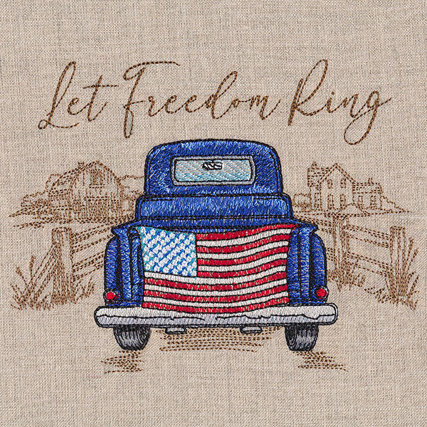 Let Freedom Ring Retro Truck Medley