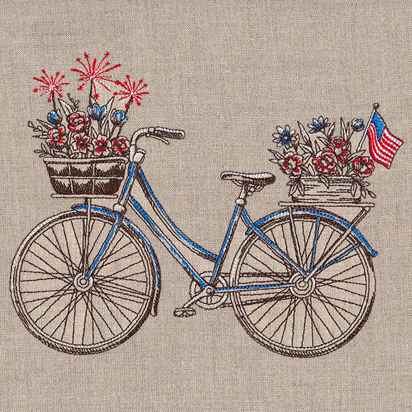 Market Bicycle - Americana Blooms
