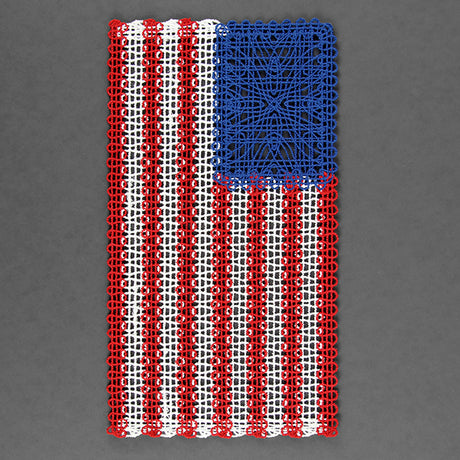 United States Flag (Battenburg Lace)