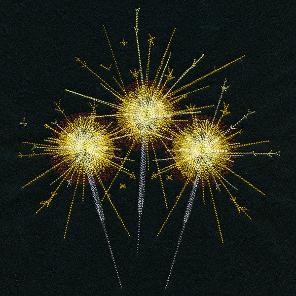 Summer Sparkler Fireworks Trio