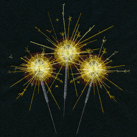 Summer Sparkler Fireworks Trio