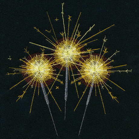 Summer Sparkler Fireworks Trio