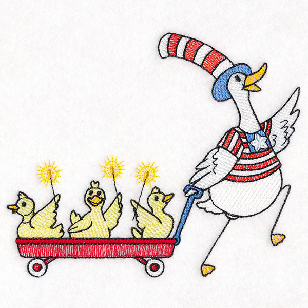 Americana Farm Parade - Gosling Wagon