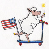 Americana Farm Parade - Sheep on Scooter