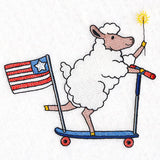 Americana Farm Parade - Sheep on Scooter