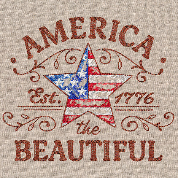 America the Beautiful Market Sign