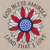 God Bless America Sunflower