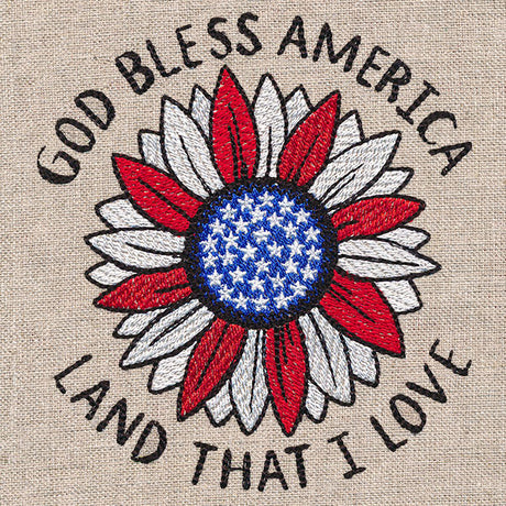 God Bless America Sunflower
