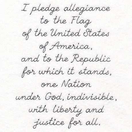 Pledge of Allegiance Script