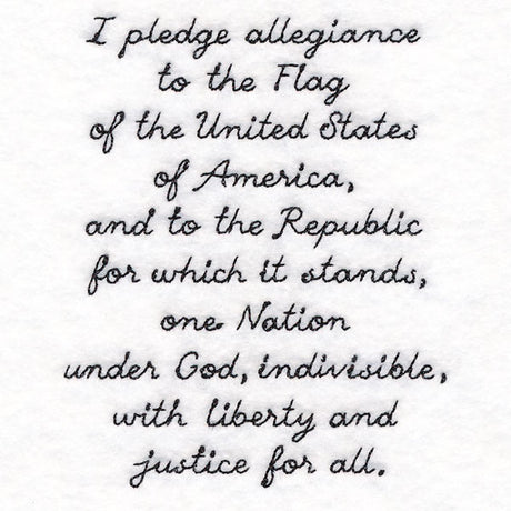 Pledge of Allegiance Script