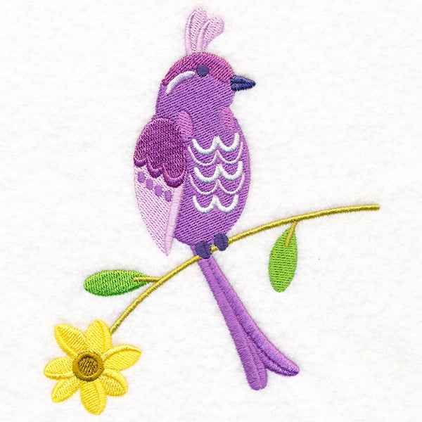 Summer Fun Bird and Flowers 5