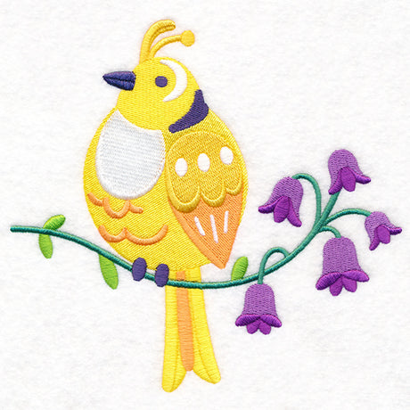 Summer Fun Bird and Flowers 3