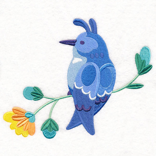 Summer Fun Bird and Flowers 1