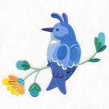 Summer Fun Bird and Flowers 1