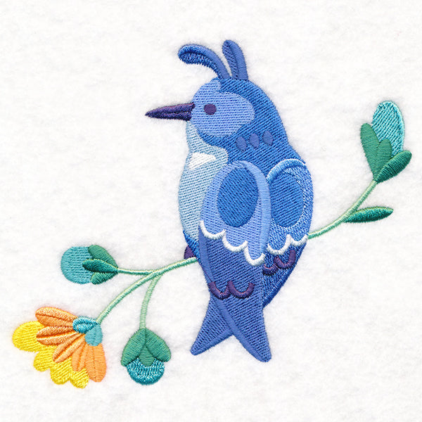 Summer Fun Bird and Flowers 1