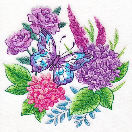 Heavenly Hydrangeas and Butterfly Bouquet